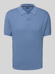 Poloshirt met ribboorden van Christian Berg Men - 3