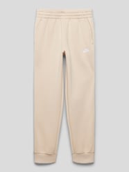 Sweatpants mit Label-Stitching von Nike Beige - 30