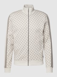 Sweatjacke mit Allover-Muster von JOOP! Collection Beige - 41