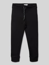 Sweatpants mit Eingrifftaschen Modell 'francia' von Mango Schwarz - 10