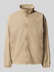 Bomberjack met gestikt logo van Diesel Beige - 45