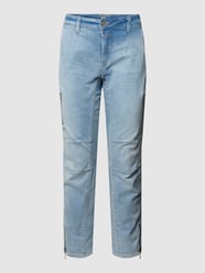 Regular Fit Jeans mit Label-Patch Modell 'RICH CARGO' von MAC Blau - 39