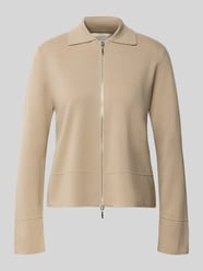 Strickjacke aus reiner Schurwolle Modell 'SNACK' von MM by Max Mara Beige - 1