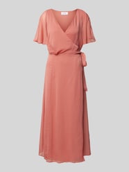 Midikleid in Wickel-Optik Modell 'RILLA' von Vila Pink - 22