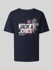 T-Shirt mit Label-Print Modell 'JAXON' von Jack & Jones - 11
