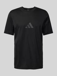 T-Shirt mit Label-Print von ADIDAS SPORTSWEAR Schwarz - 2