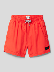 Badehose mit Label-Patch von Rip Curl Rot - 46
