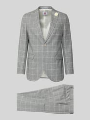 Slim Fit Anzug mit 2-Knopf-Sakko Modell 'Paul/Paco' von CG – CLUB of GENTS - 1