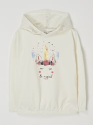 Hoodie mit Print  von Garcia Weiß - 42