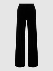 Stoffen broek met paspelzakken van Jake*s Collection Zwart - 4