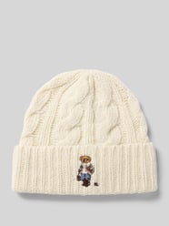 Mütze aus Wolle mit Bärenstickerei von Polo Ralph Lauren - 38