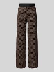 Wide Leg Stoffhose mit elastischem Label-Bund Modell 'ELAINE' von Raffaello Rossi - 29