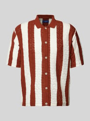 Regular fit vrijetijdsoverhemd met broderie anglaise, model 'NOTO' van Jack & Jones Rood - 24