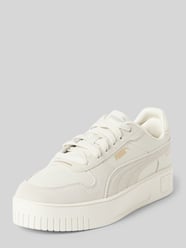 Sneaker aus Leder-Mix Modell 'Carina' von Puma Beige - 2