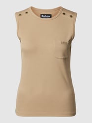 Top mit Label-Details Modell 'Artega' von Barbour International™ Beige - 2