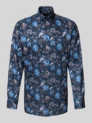 Modern fit zakelijk overhemd met kentkraag van OLYMP - 1