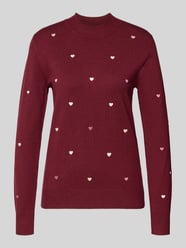 Sweter z dzianiny z mieszanka wiskozy z hafty od Apricot - 39