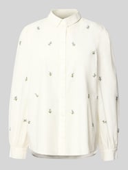 Bluzka o kroju regular fit z haftami model ‘SANAZ’ od ICHI - 13