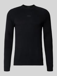 Sweter z dzianiny o kroju regular fit z dodatkiem wełny od BOSS Green - 34