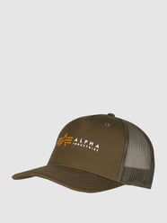 Cap mit Logo von Alpha Industries Grün - 47