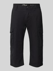 Relaxed Fit Cargoshorts aus Baumwoll-Mix von s.Oliver BLACK LABEL - 14