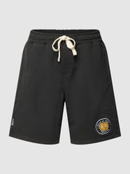 Sweatshorts mit Label-Patch Modell 'Algon' von Pegador Schwarz - 46
