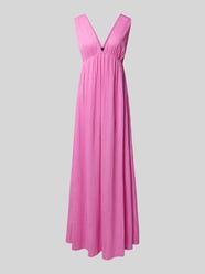 Maxi-jurk met structuurmotief, model 'Deep' van Gina Tricot Fuchsia - 44