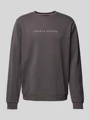 Sweatshirt mit Label-Print Modell 'TRACK TOP' von Tommy Hilfiger Grau - 41