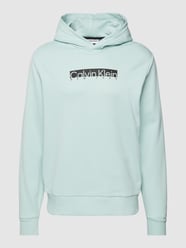 Hoodie mit Label-Print von CK Calvin Klein Blau - 15