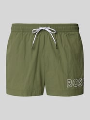 regular fit zwembroek met labelprint model 'MOONEYE' van BOSS - 47