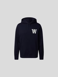 Hoodie mit Brand-Schriftzug von WOOD WOOD Blau - 18