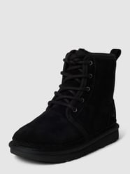 Veterboots met labeldetails, model 'NEUMEL' van UGG Zwart - 25