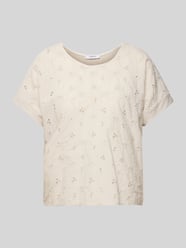 T-shirt z fakturowanym wzorem od ZABAIONE - 42