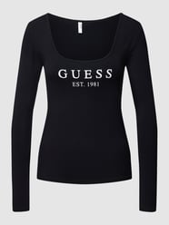 Longsleeve mit U-Ausschnitt Modell 'CARRIE' von Guess - 33