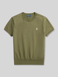 Krój regular fit sweter z krótkim rękawem z mieszanki bawełny od Polo Ralph Lauren - 47