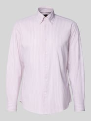 Slim fit vrijetijdsoverhemd van katoenmix, model 'RICOPLUS_M' van BOSS Orange Fuchsia - 43