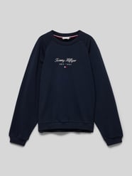 Sweatshirt mit Rundhalsausschnitt von Tommy Hilfiger Teens Blau - 13