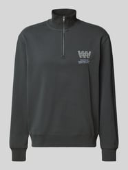 Sweatshirt met opstaande kraag en ritssluiting, model 'Jack' van Wood Wood - 37