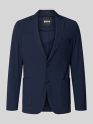 Marynarka garniturowa w kroju slim fit z kołnierzem z klapami model 'P-HANRY-J-WG-233' od BOSS - 1