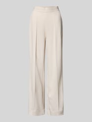 Spodnie materiałowe w kroju wide fit z dodatkiem wiskozy model 'Lurex' od monari - 25