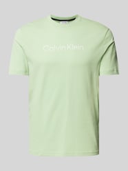 T-Shirt mit Label-Print von CK Calvin Klein Grün - 16