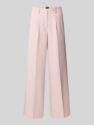 Weite Hose mit Gürtelschlaufen Modell 'TIWI2' von BOSS Orange Pink - 37