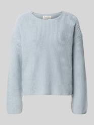 Sweter o kroju relaxed fit z mieszanki żywej wełny od Marc O'Polo - 20