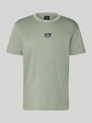 t-shirt z logo i okrągłym dekoltem od Armani Exchange - 45