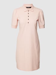 Sukienka mini z kołnierzykiem polo model ‘CHACE’ od Lauren Ralph Lauren Różowy - 20