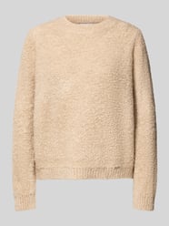Strickpullover mit Rundhalsausschnitt von MORE & MORE Beige - 31
