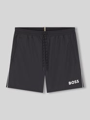 Zwembroek met paspelnaad in contrastkleur model STARFISH van BOSS - 23