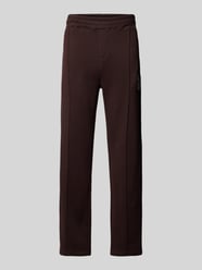 Sweatpants mit elastischem Bund Modell 'Camden' von PROHIBITED Braun - 8