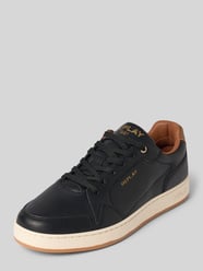 Ledersneaker mit Label-Prints Modell 'SMASH FINE' von Replay - 9