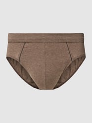 Comfort Fit Slip mit Strukturmuster von Schiesser Beige - 33